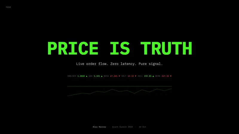 Financial Terminal Mono — Slides · cover