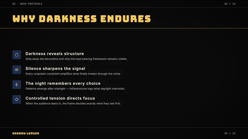 DC Comics Batman Noir — Slides · content