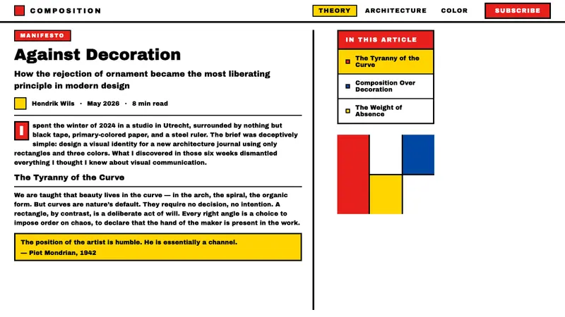 De Stijl — Web · article