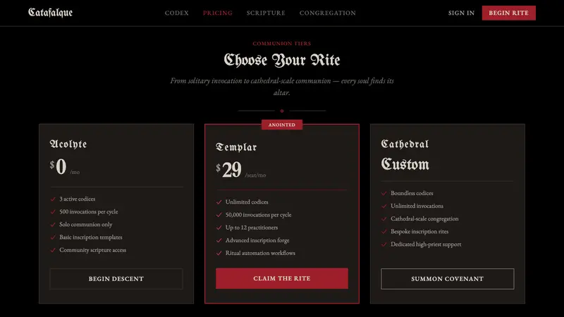 Death Metal Blackletter — Web · pricing