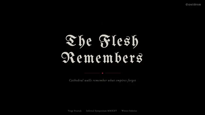 Death Metal Blackletter — Slides · cover
