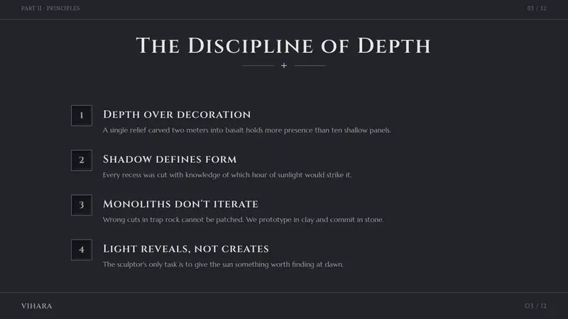 Deccan Basalt Temple — Slides · content