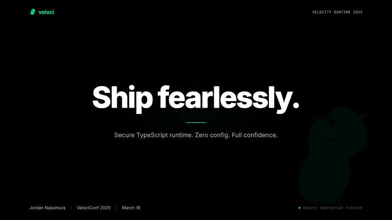 Deno Runtime-Green — Slides · cover