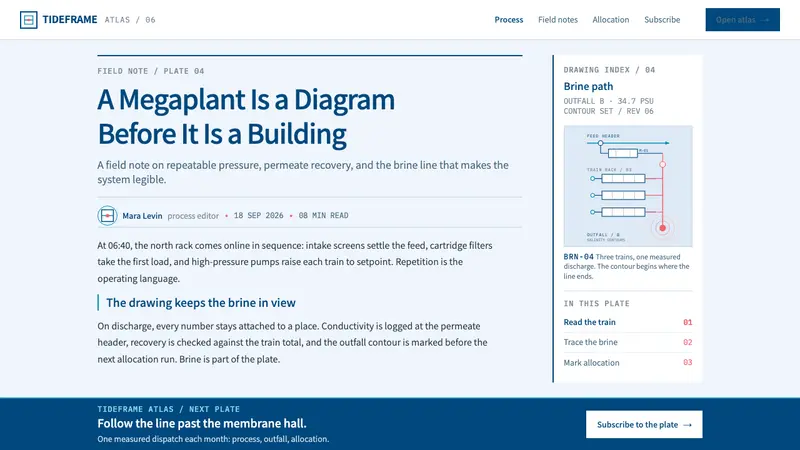 Desalination Megaplant — Web · article