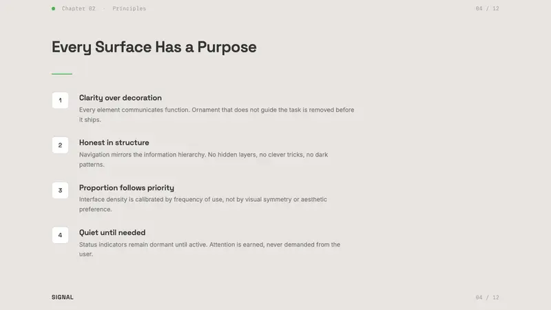 Dieter Rams / Braun — Slides · content