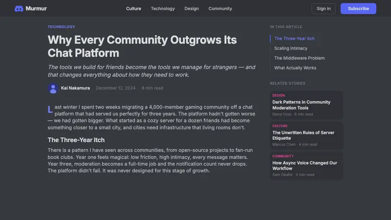 Discord 2024 — Web · article