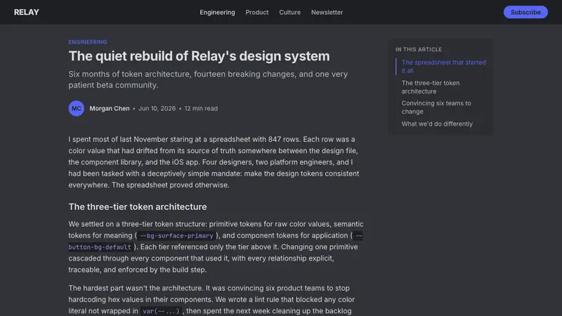 Discord Creator Dark UI — Web · article