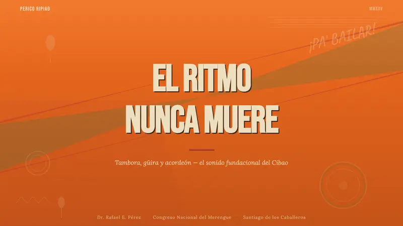 Dominican Merengue Perico Ripiao — Slides · cover