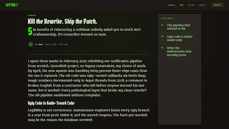 Doom 1993 Toxic Green — Web · article
