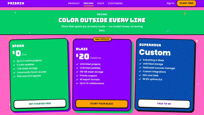 Dopamine Dressing / Maximalism — Web · pricing