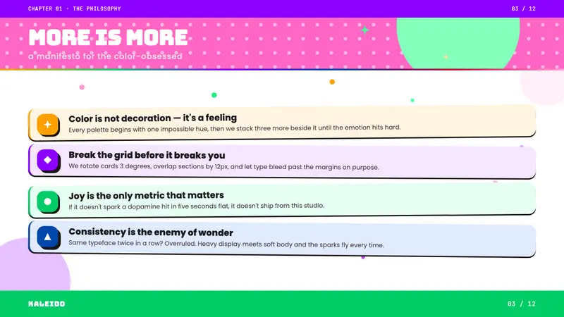 Dopamine Dressing / Maximalism — Slides · content