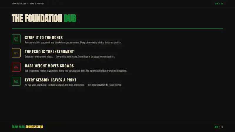 Dub Soundsystem — Slides · content