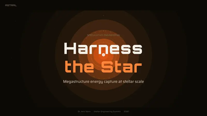 Dyson Sphere Megastructure — Slides · cover