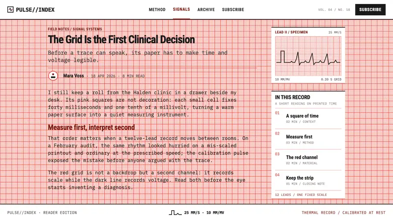 ECG Strip Paper — Web · article