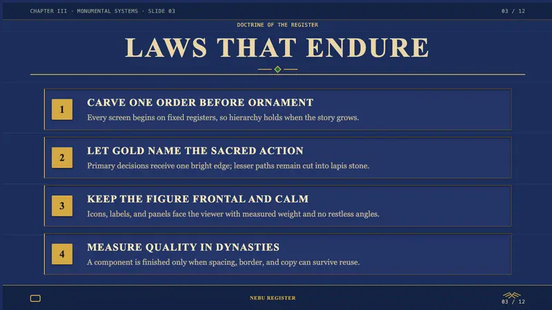 Egyptian Pharaonic — Slides · content
