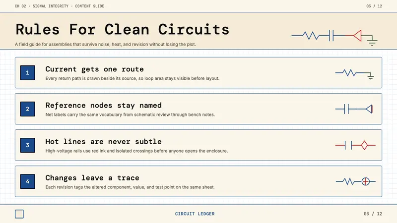 Electrical Schematic Wiring — Slides · content