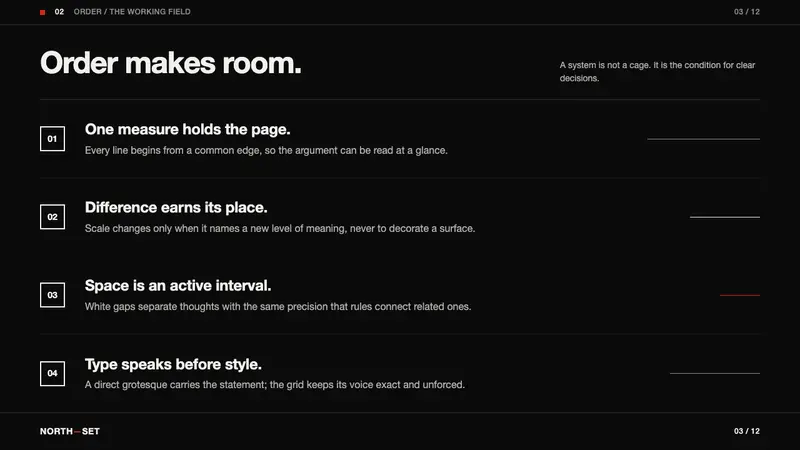 Emil Ruder Typografie — Slides · content