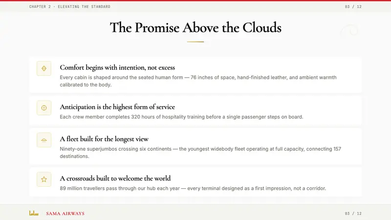 Emirates Airline (Red-Gold) — Slides · content