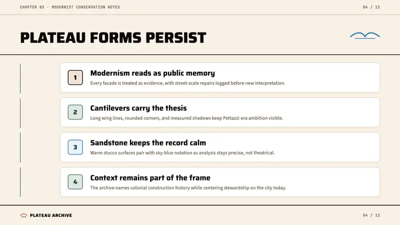 Eritrean Asmara Italian Modernism — Slides · content