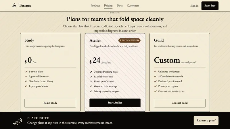 M.C. Escher Impossible — Web · pricing