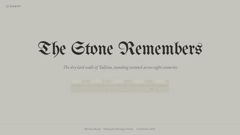 Estonian Limestone Gray — Slides · cover