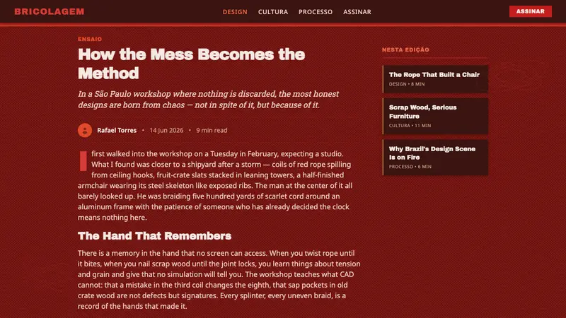 Campana Brothers Design — Web · article