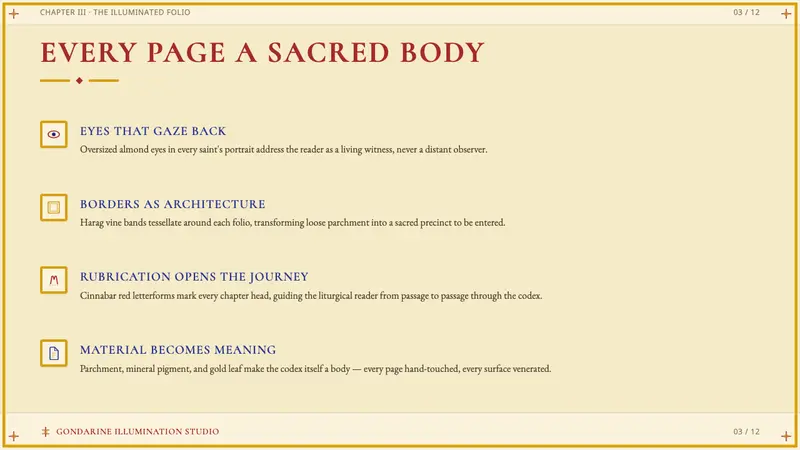 Ethiopian Orthodox Manuscript — Slides · content