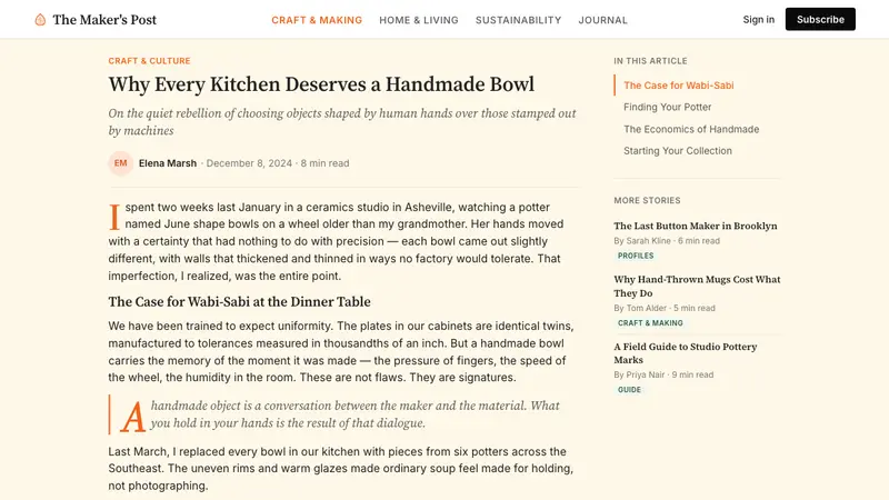 Etsy Handmade — Web · article