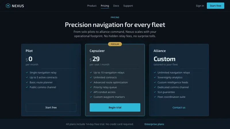 EVE Online (New Eden neocom) — Web · pricing