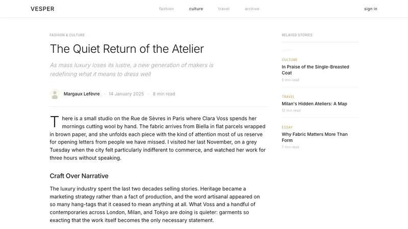 Farfetch — Web · article