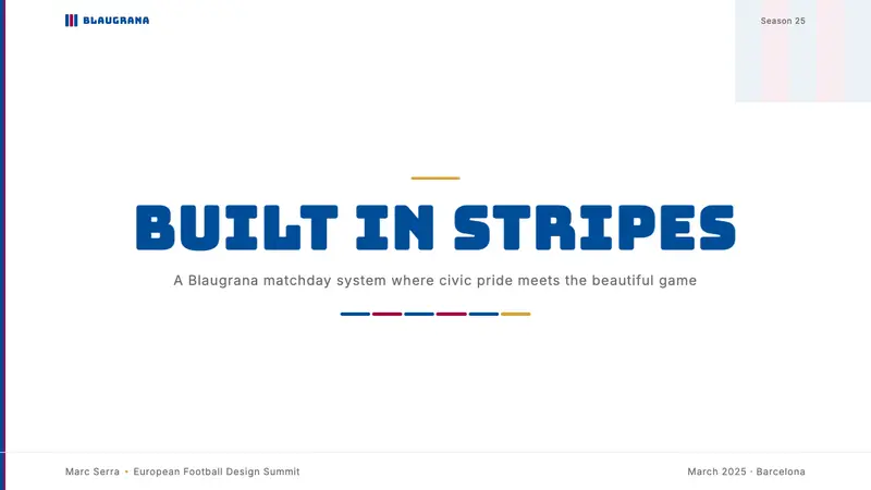 FC Barcelona (Blaugrana) — Slides · cover