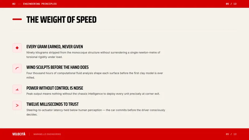 Ferrari Rosso Corsa (1947) — Slides · content