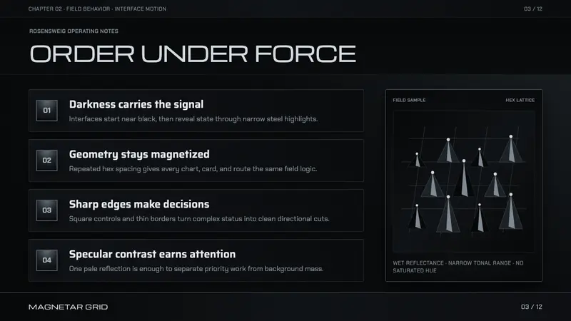 Ferrofluid Spike Field — Slides · content