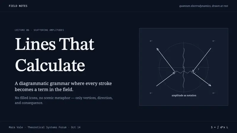 Feynman Diagram QED — Slides · cover