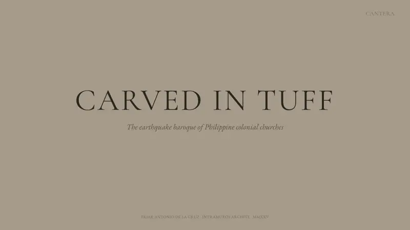 Philippine Adobe Tuff — Slides · cover