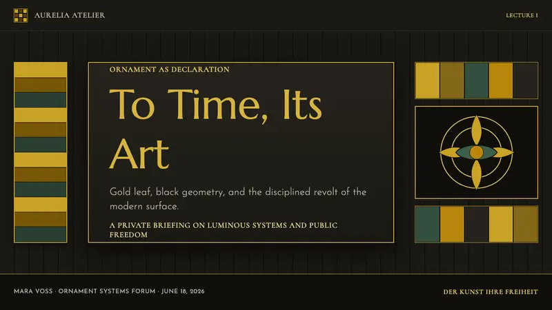 Vienna Secession 1897 — Slides · cover