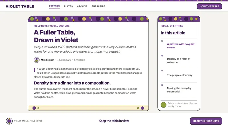 Arabia Paratiisi — Web · article