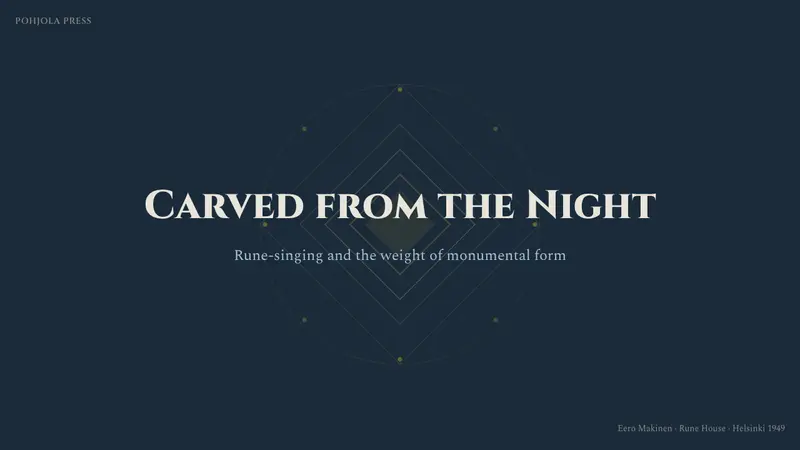 Finnish Kalevala Epic — Slides · cover