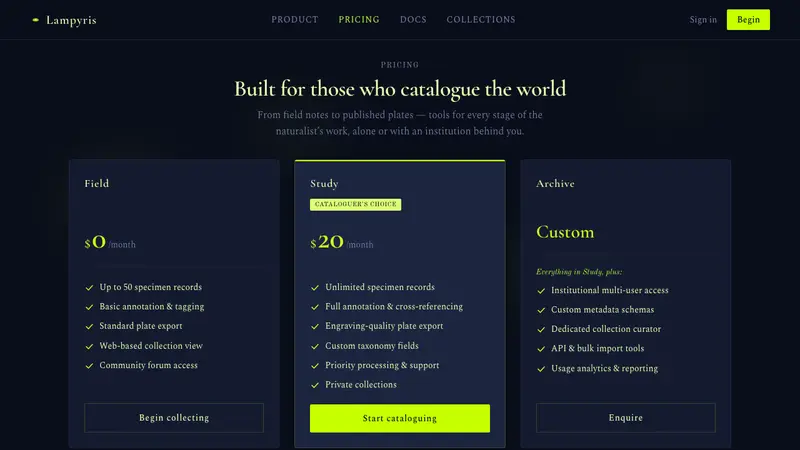 Firefly Bioluminescence — Web · pricing