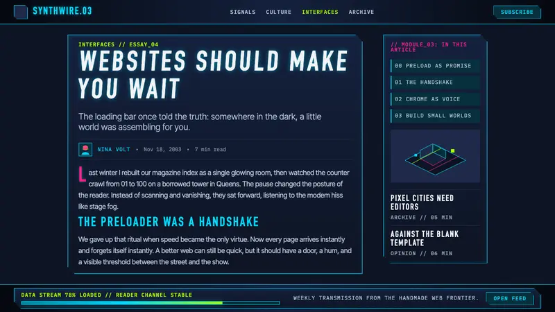 Flash Website Era (2003) — Web · article