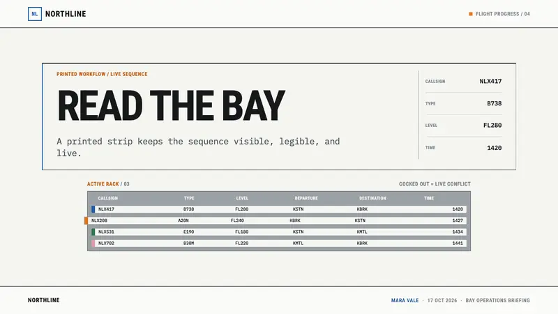 Flight Progress Strips — Slides · cover