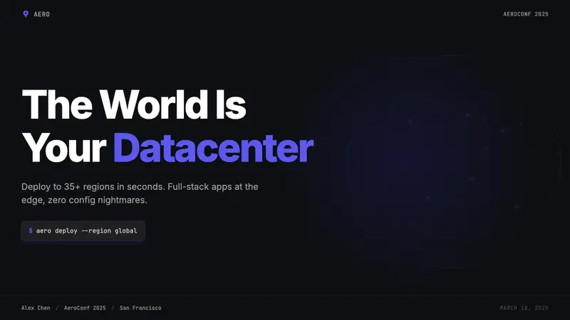 Fly.io Edge-Compute Purple — Slides · cover