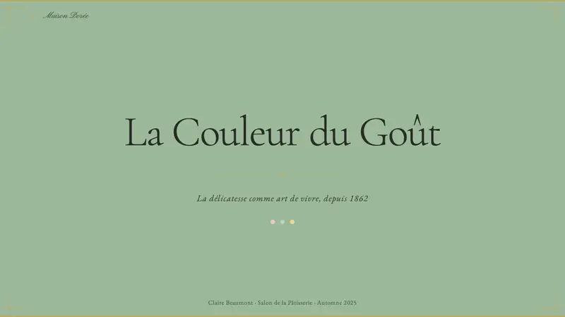 French Pâtisserie — Slides · cover