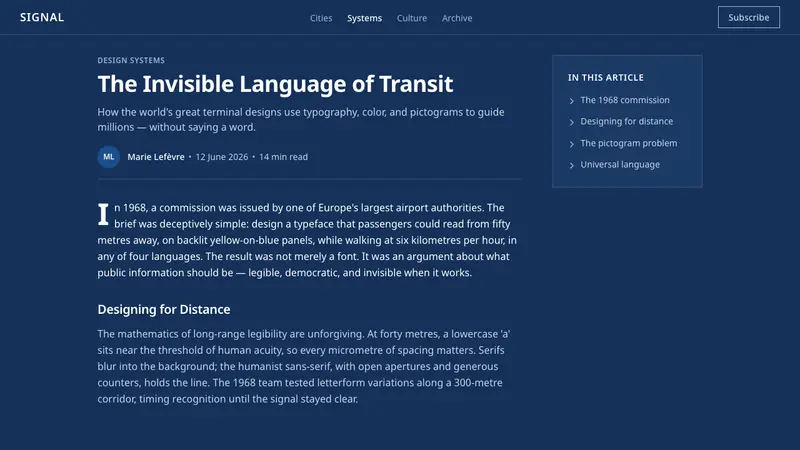 Frutiger CDG Airport — Web · article