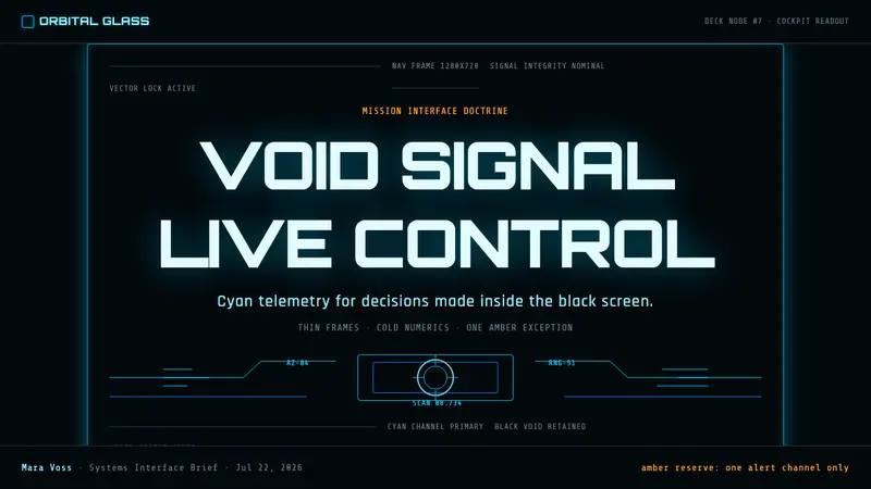 FUI Sci-Fi HUD — Slides · cover