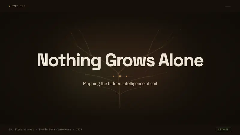 Mycelium Network — Slides · cover