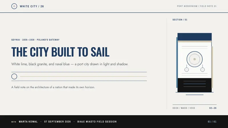 Gdynia Port Modernism — Slides · cover