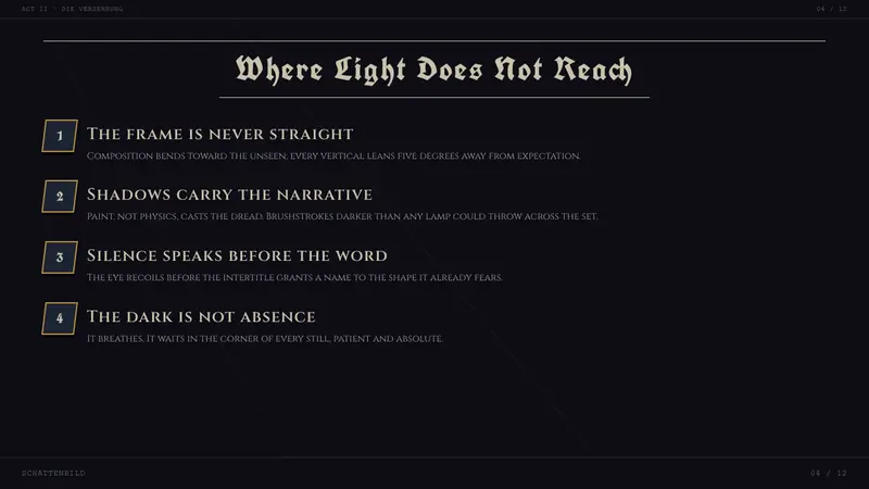 German Expressionist Cinema — Slides · content