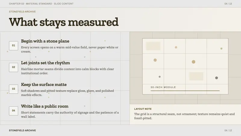 Getty Center Travertine White — Slides · content