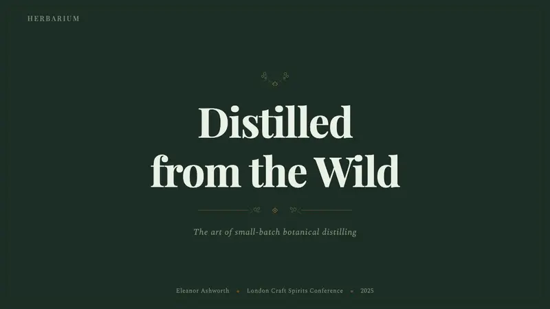 Gin Botanical — Slides · cover